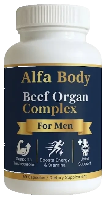AlfaMen Beef Organ Complex bottle