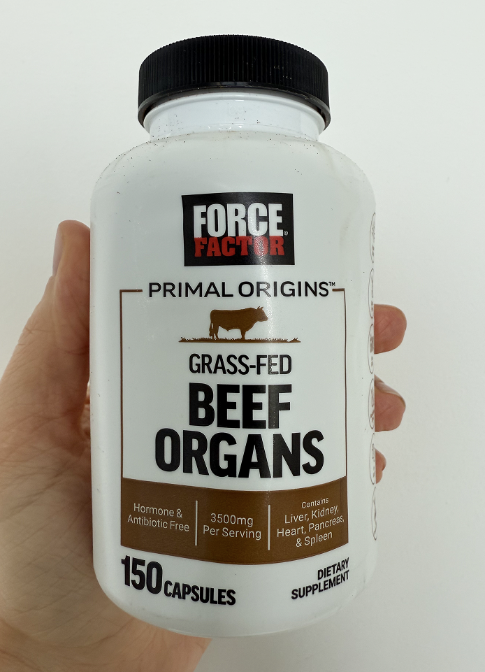Force Factor bottle, front